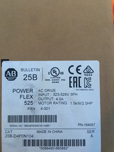Allen-Bradley 25B-D4P0N104 PowerFlex 525 2 HP AC Drive New Sealed - £621.43 GBP