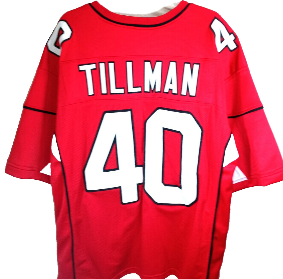 Pat Tillman #40 Arizona Cardinals Red Jersey Size X-Large NFL Football Unbranded - £18.52 GBP