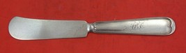 Coin Silver by Various Makers Master Butter flat handle threaded 6 7/8&quot; - £61.52 GBP