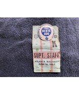 Atlanta International Raceway 1963 Dixie 400 Steel Racing Pinback Button... - €42,30 EUR
