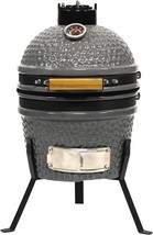 VESSILS Kamado Charcoal BBQ Grill – Heavy Duty Ceramic Barbecue Smoker and - $298.99