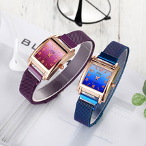 „LLQ“ Lässige Damen-Quarzuhr mit Magnetschnalle - $16.77