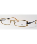 Wagner &amp; Kühner Kuhner 60298 160 Pale Gold /Black UNIQUE EYEGLASSES 48-1... - $97.32 CAD