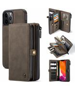 for iPhone 13 (6.1 inch (Color: Brown) Magnetic Flip Wallet Case with Le... - $90.00
