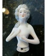 Vintage Porcelain Half Doll Lamp Lady Boudoir Lamp Antique TOP PART ONLY - $1,083.20 MXN