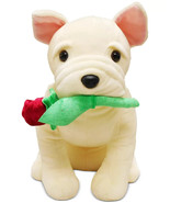 MARTHA STEWART COLLECTION Valentine&#39;s Day Plush French Bulldog NEW - £15.71 GBP