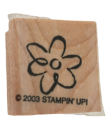 Stampin Up Rubber Stamp Small Flower Card Making Nature Garden Summer Friendship - $2.99