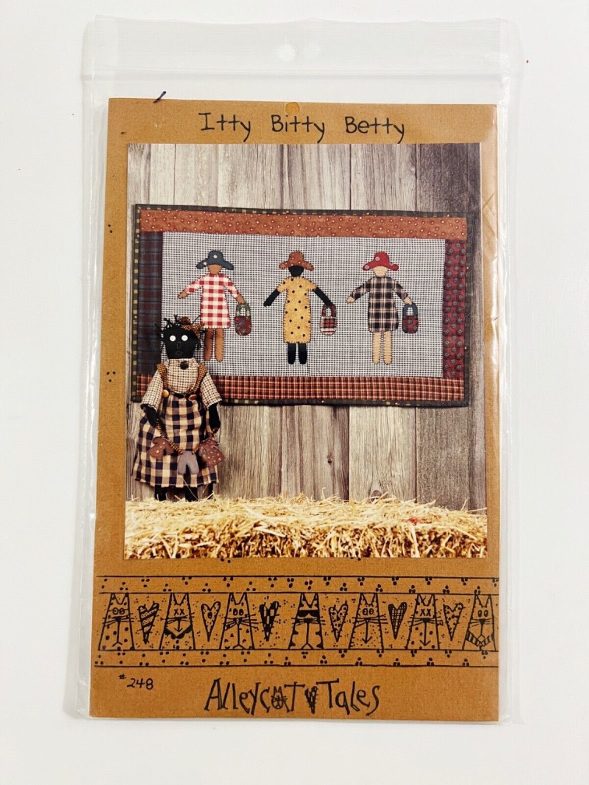 Itty Bitty Betty Alleycat Tales Pattern - $9.89