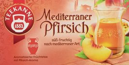 Teekanne- Mediterraner Pfirsich (Peach)- 50g - £4.78 GBP