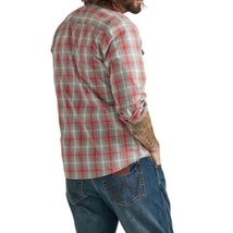 Wrangler Pocket Checked Shirt Western Worker Lumberjack Slim Fit Long Sleeve L - £15.97 GBP