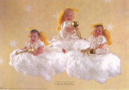 Anne Geddes Cherub Babies Vintage Poster 13 x 19 - $9.99