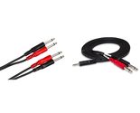 Hosa CPP-202 Dual 1/4&quot; TS to Dual 1/4&quot; TS Stereo Interconnect Cable, 2 M... - £11.59 GBP+