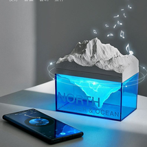 Night Light Bluetooth Speaker Bedroom Bedside Sleep Light Desktop Atmosphere - £73.05 GBP