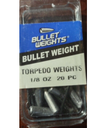 Bullet Weight Torpedo Weights 1/8 Oz -1pk of 20 Pcs-Brand New-SHIPS N 24... - $20.39 CAD