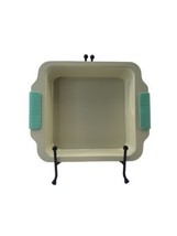 Iko Crema Collection 8” Square Ceramic Non-Stick Turquoise Baking Pan - £7.56 GBP