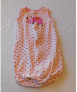 Carter&#39;s Baby Girl&#39;s Sleeveless S One Piece Outfit Size 0-9 Months Pink GUC - £15.30 GBP