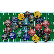 NFL Super Bowl Champions Banner with 24 Team Buttons Wincraft Some Dupli... - £61.92 GBP