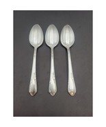 Wm. Rogers A1+ Oneida Ltd 1936 Meadowbrook Heather Silverplate Oval Spoo... - $326.52 MXN