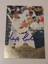 Marty Cordova Minnesota Twins 1997 Pinnacle Autograph Card #149 READ DESCRIPTION - £3.93 GBP