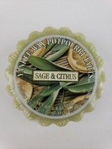 Yankee Candle Sage &amp; Citrus Tart Wax Potpourri Vintage Rare Retired HTF - $16.65