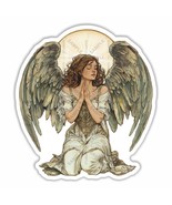 Praying Angel Sticker, Peel N&#39; Stick, Different sizes - $2.96+