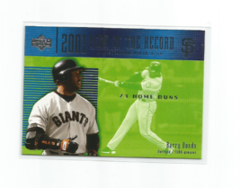 Barry Bonds (San Francisco Giants) 2002 Upper Deck 2001 Year Of The Record #727 - £4.70 GBP