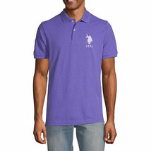 U.S. POLO ASSN. Men&#39;s Big Pony Short Sleeve Pique Polo Shirt SMALL Laven... - £26.08 GBP