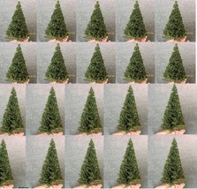 Miniature Pine Trees 20 Pack - Ho Scale Model Railroad, Snow Globes, Doll House - £55.75 GBP