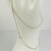 20&quot; Tiffany &amp; Co Sterling Silver 3mm Large Link Chain Necklace - £231.07 GBP
