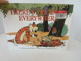 There&#39;s Treasure Everywhere Calvin &amp; Hobbes By Bill Watterson Softcover Book - £6.26 GBP