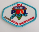 1994 Bud Light Pool League Summer Session Division Champion Patch 2.5&quot; x... - £4.66 GBP