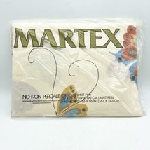 1 HANAE MORI Ivory Butterfly Twin Flat Sheet New VTG Martex Volante bedding - £19.65 GBP
