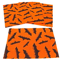 C&amp;F Halloween Bats Place Mats Set of 4 Spooky - $24.74