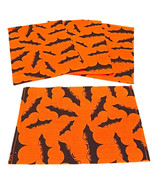 C&amp;F Halloween Bats Place Mats Set of 4 Spooky - $456.30 MXN