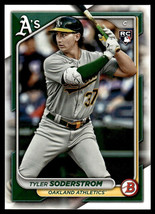 2024 Bowman Rookie Tyler Soderstrom Rookie Oakland Athletics #15 - $3.96