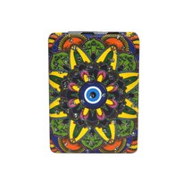 Evil Eye Mandala Kaleidoscope Peacock Cosmetic Mirror - £6.45 GBP