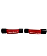 Lot of 2 AMF HeavyHands Red Dumbbell and Two Sets of Black Hand Weights 3LB - $55.82 CAD