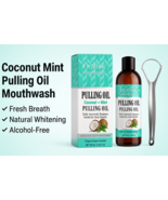 Coconut Mint Pulling Oil Mouthwash | Natural Whitening | Alcohol-Free | ... - $310.41 MXN