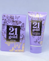 RUE21 Limited Edition 21 Gold Perfume Spray 1.7 fl. oz + Hand Cream 3.05FL.OZ - £46.61 GBP