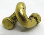 Pre-Columbian Taironal Gold Over Bronze Nose Ring ca 800-1500AD Colombia - $1,286.01