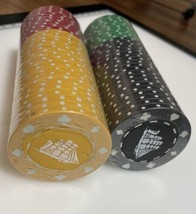 Clay Poker Chips Vintage Cutty Sark Clipper Factory Wrapped 60 Chips Multi Color - £24.08 GBP