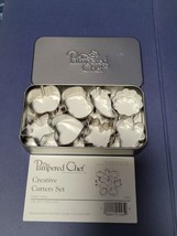 PAMPERED CHEF Creative Cutters Cookie 8 Pc Set Open Used see pictures  - £15.94 GBP