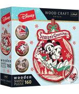 NEW Trefl Jigsaw Wooden Puzzle 160 Pieces 20192 Mickey and Minni&#39;s Chris... - $32.67 CAD
