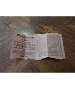 1945 World Series Baseball Numbers Ticket Game Massachusetts Money Prize... - $180.37 MXN