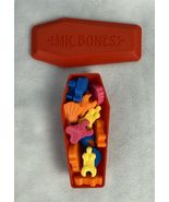 Mr. Bones Candy Puzzle in Coffin Box - Plastic Puzzle, Retro - $58.75