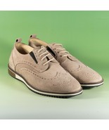 NWB Cycleur De Luxe Men&#39;s Oxford Wingtip Beige Leather Lace Up Sho Size ... - $837.90 MXN
