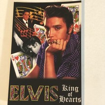 Elvis Presley Postcard Elvis King Of Hearts - £2.73 GBP