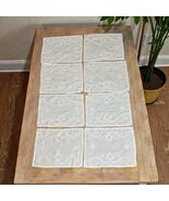 Set of 8 Vintage Hand-Embroidered Cloth Placemats with 8 Matching Napkin... - €28,23 EUR