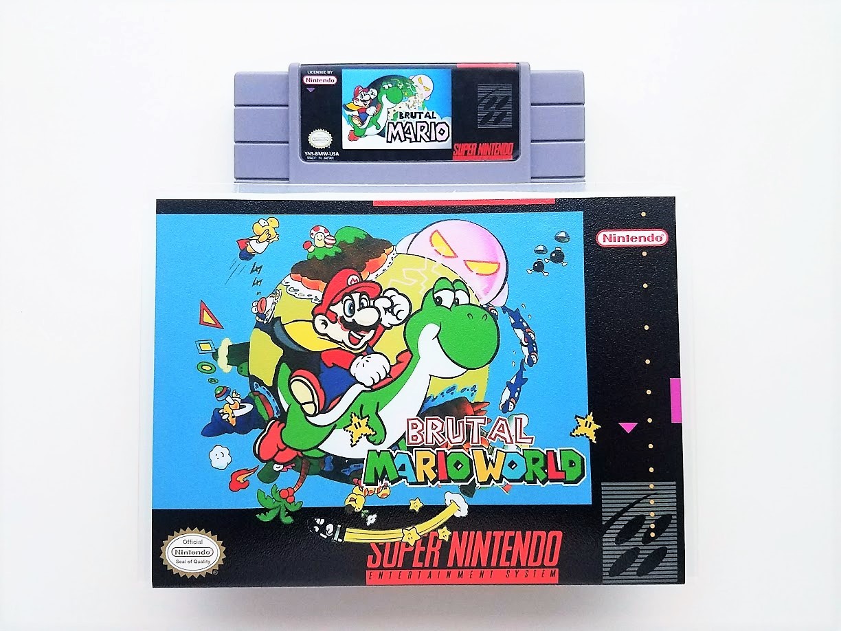 Brutal Mario World SMW Hack - Super Nintendo (SNES)