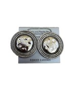 Women’s Cathy And Marsh For Cathrine Strike Earrings Silver Colored Round - $266.14 MXN